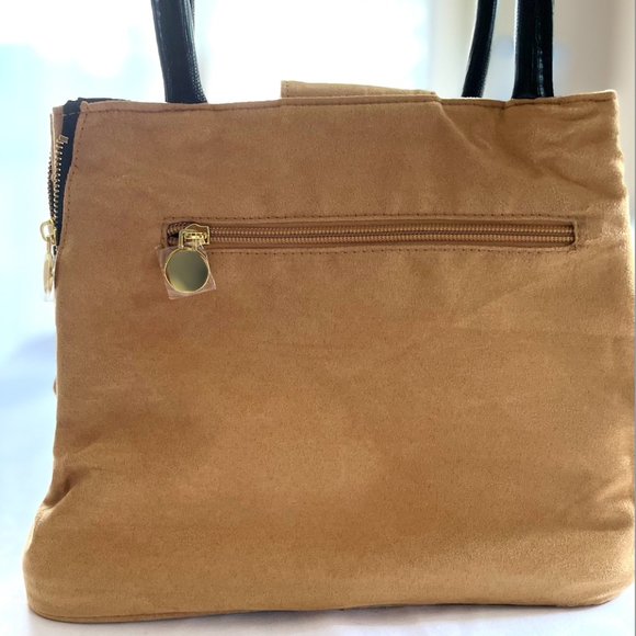 Reversible Laila Geir Ness Norwegian Purse Handbag Faux Reptile Leather - Picture 4 of 5